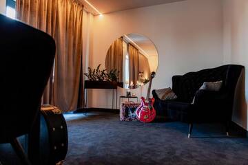 Фото номера Апартаменты с террасой Апарт-отели Natural Hotel - Ekologiczny Hotel z Plażą Na Wyspie г. Оструда 5